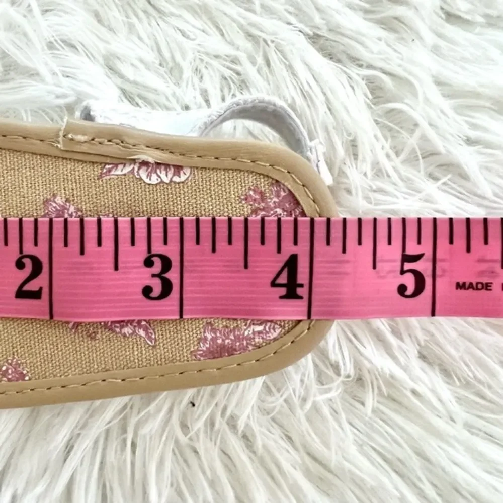 OshKosh B'gosh White Eyelet Lace Knot Baby Girl Sandals Size 1‎ (0-3 months)